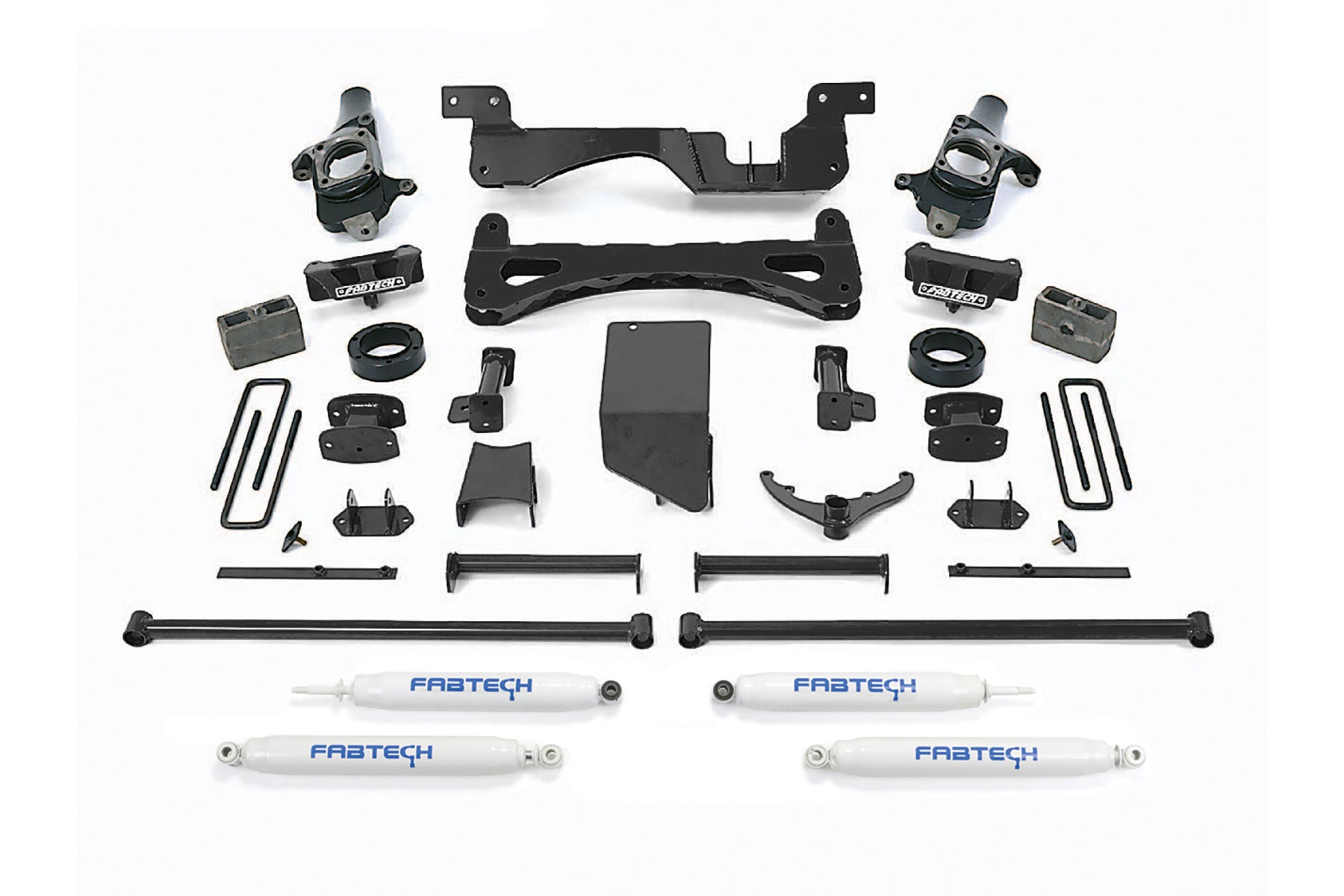 Fabtech 01-10 GM C/K2500HD C/K3500 Non Dually 6in Perf. System - Component Box 2 - eliteracefab.com