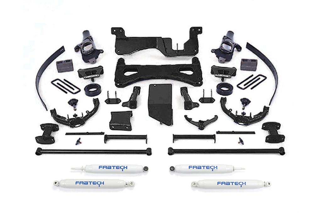 Fabtech 01-08 GM C/K2500HD C/K3500 Non Dually 8in Perf. System - Component Box 3 - eliteracefab.com