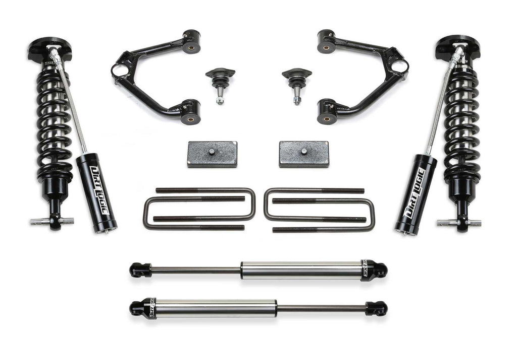 Fabtech 2019 GM K1500 Trail Boss/AT4 4WD 3.5in Ball Joint UCA System w/o Spacer - Component Box - eliteracefab.com