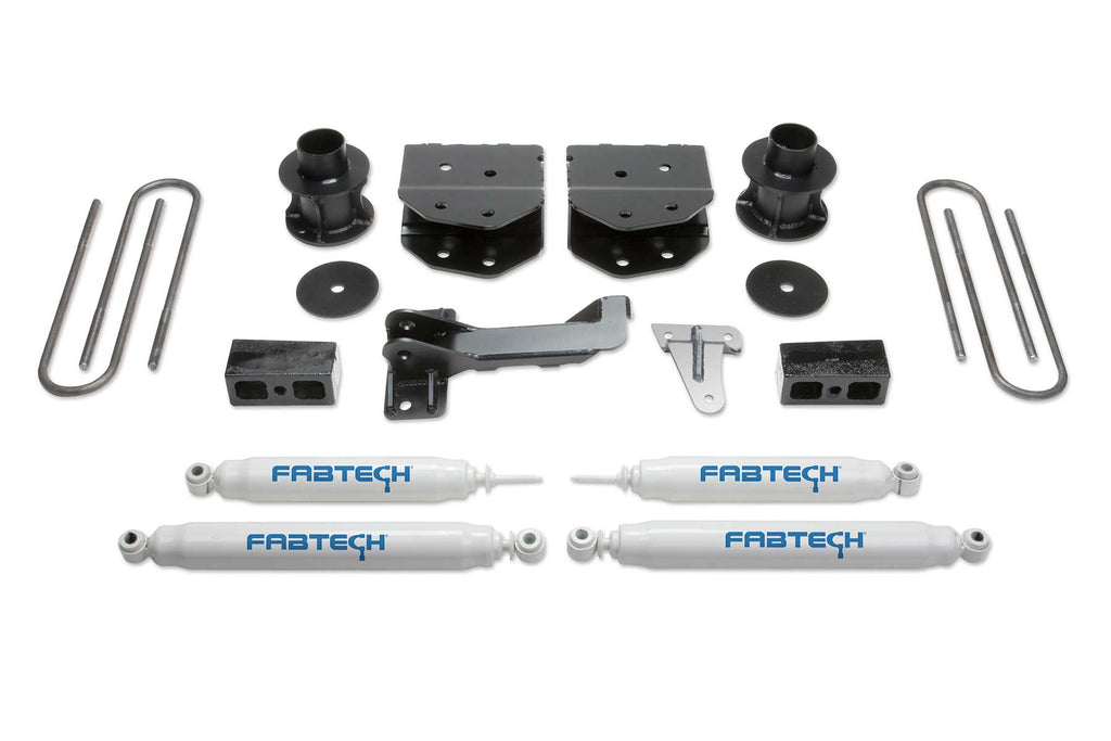 Fabtech 08-16 Ford F250/350/450 4WD 8 Lug 4in Budget System - Component Box - eliteracefab.com