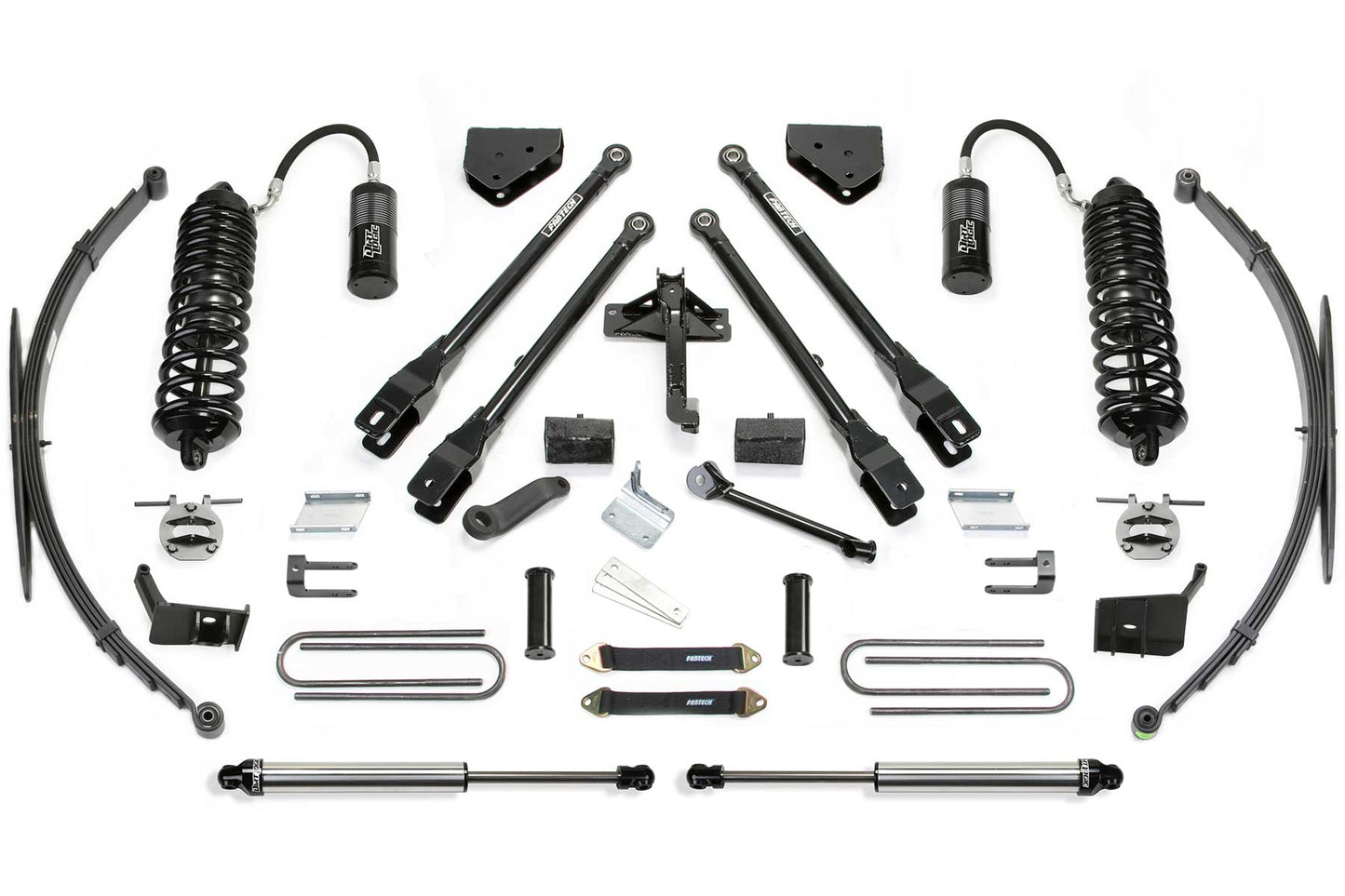 Fabtech 08-10 Ford F250/350 4WD 6in/8in 4 Link System - Component Box 1 - eliteracefab.com