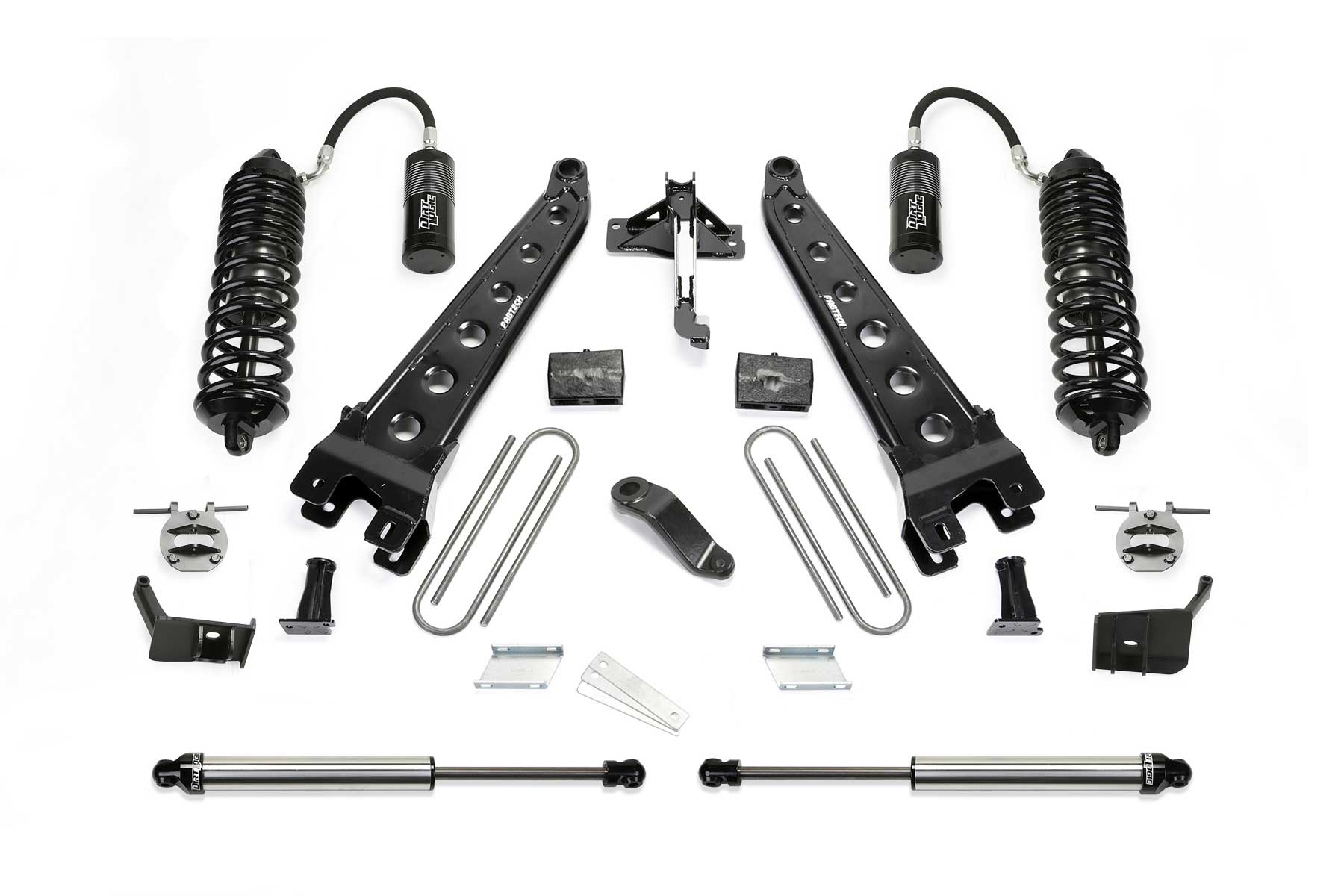 Fabtech 2019 Ford F450/550 4WD 6in Radius Arm System - Component Box - eliteracefab.com