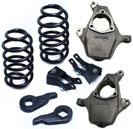 MaxTrac 15-20 GM Tahoe / Yukon 2WD/4WD 3in Rear Lowering Kit - eliteracefab.com