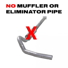 Load image into Gallery viewer, DIAMOND EYE 4&quot; ALUMINIZED CAT-BACK SINGLE 04.5-05 6.6L LLY DURAMAX K4110A - eliteracefab.com