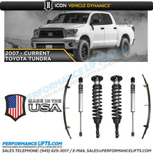 Load image into Gallery viewer, ICON 2007+ Toyota Tundra 1-3in Stage 2 Suspension System - eliteracefab.com