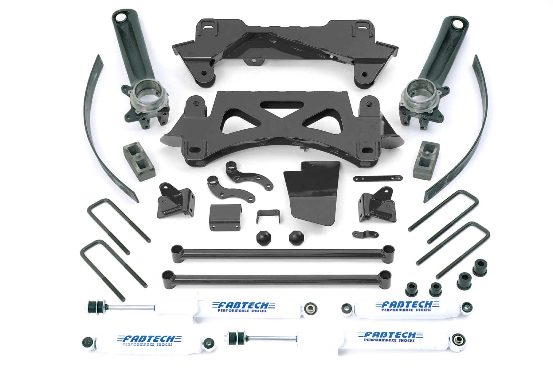 Fabtech 95.5-04 Toyota Tacoma 2WD/4WD 6 Cyl 6 Lug 6in Performance System - Component Box 2 - eliteracefab.com