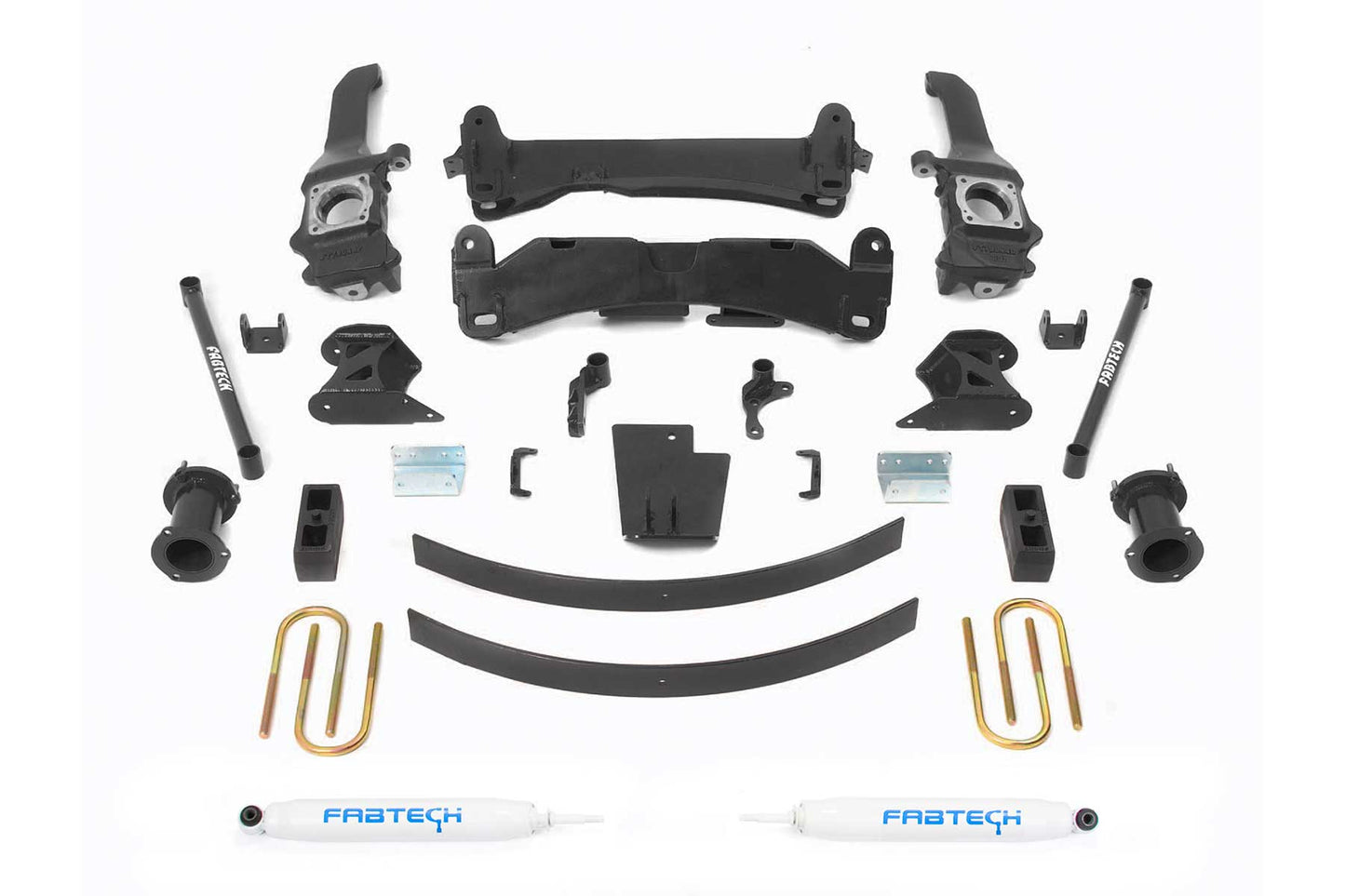 Fabtech 05-14 Toyota Tacoma 4WD/2WD 6 Lug 6in Lift System - Component Box 1 - eliteracefab.com