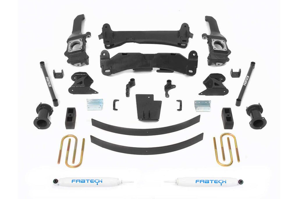 Fabtech 05-14 Toyota Tacoma 4WD/2WD 6 Lug 6in Lift System - Component Box 2 - eliteracefab.com