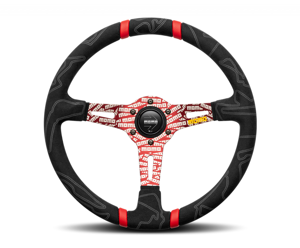 MOMO ULTRA 350mm Black Microfiber Steering Wheel (ULT35BK0RD)