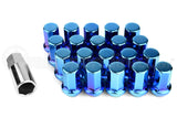 Project Kics 12X1.50 Titanium Blue Caliber Lug Nut