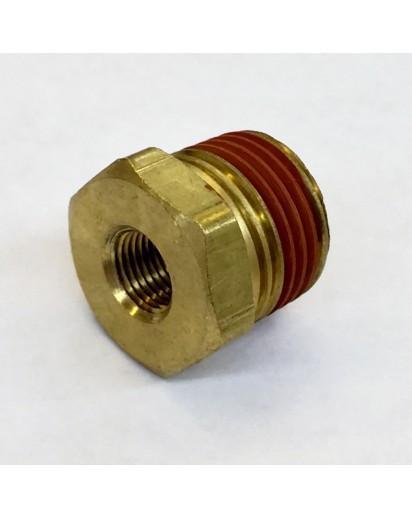 Killer B Oil Temperature Sensor Adapter 1/2NPT to 1/8NPT - eliteracefab.com