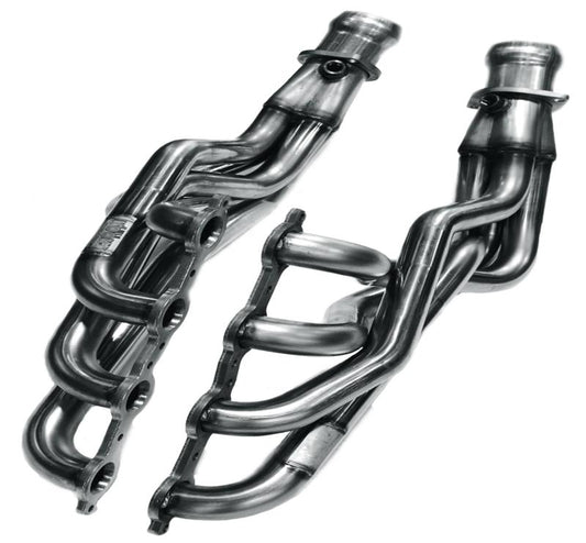 Kooks 09-14 Cadillac CTS-V LSA 6.2L 1-7/8in x 3in SS Longtube Headers and Green Catted SS X-Pipe Kooks Headers