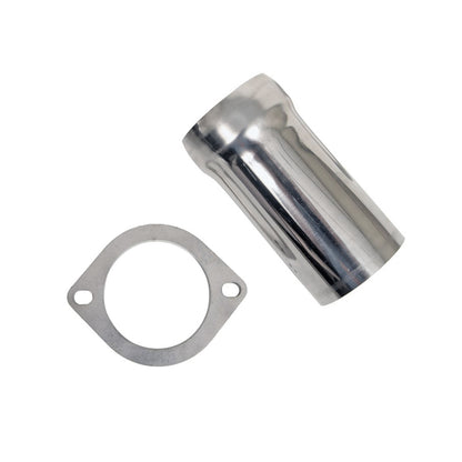 Kooks 7106S-MALE 3 inch stainless ball and socket male adapter with 2 bolt flange