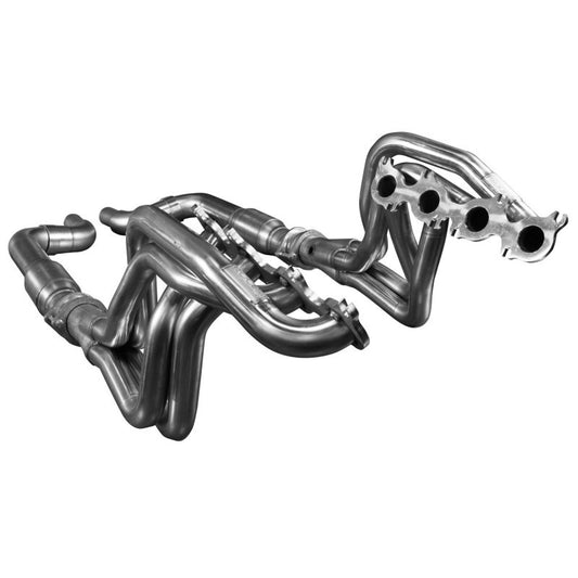 Kooks Headers 1151H631 2 inch Long Tube Headers with GREEN catted connection pipes for Mustang 5.0L