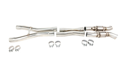 Kooks Headers 2161H631 2 inch Long Tube Headers with GREEN Catted X Pipe for 2006-2013 Corvette Z06 and ZR1