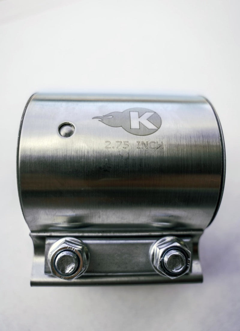Kooks Headers JI-K61006 2-3/4 inch Stainless Steel 2-Bolt Band Clamp for Butt Joint Exhaust Connections