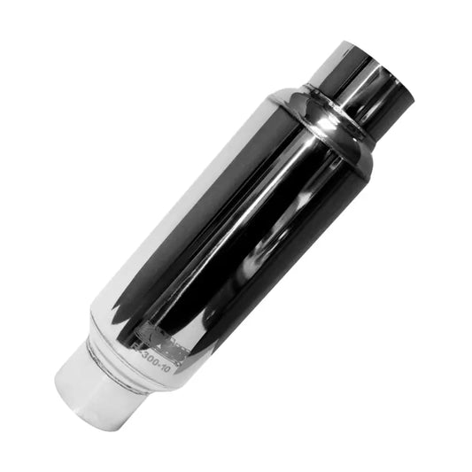 Kooks Headers R300-10 3 inch Round Polished Stainless Steel Muffler with 10 inch Body