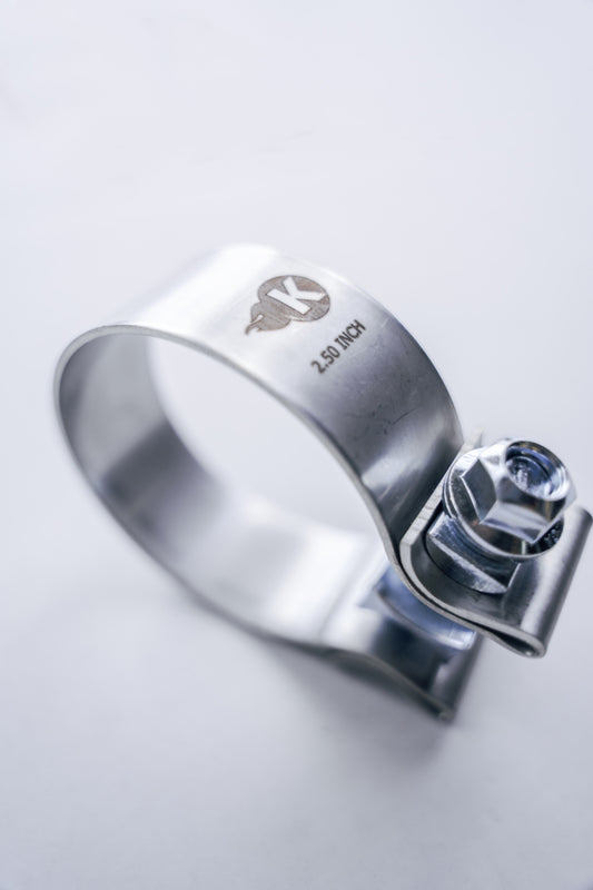 Kooks JI-TAS250 2.5 inch stainless steel band clamp for notched slip joint exhaust connections