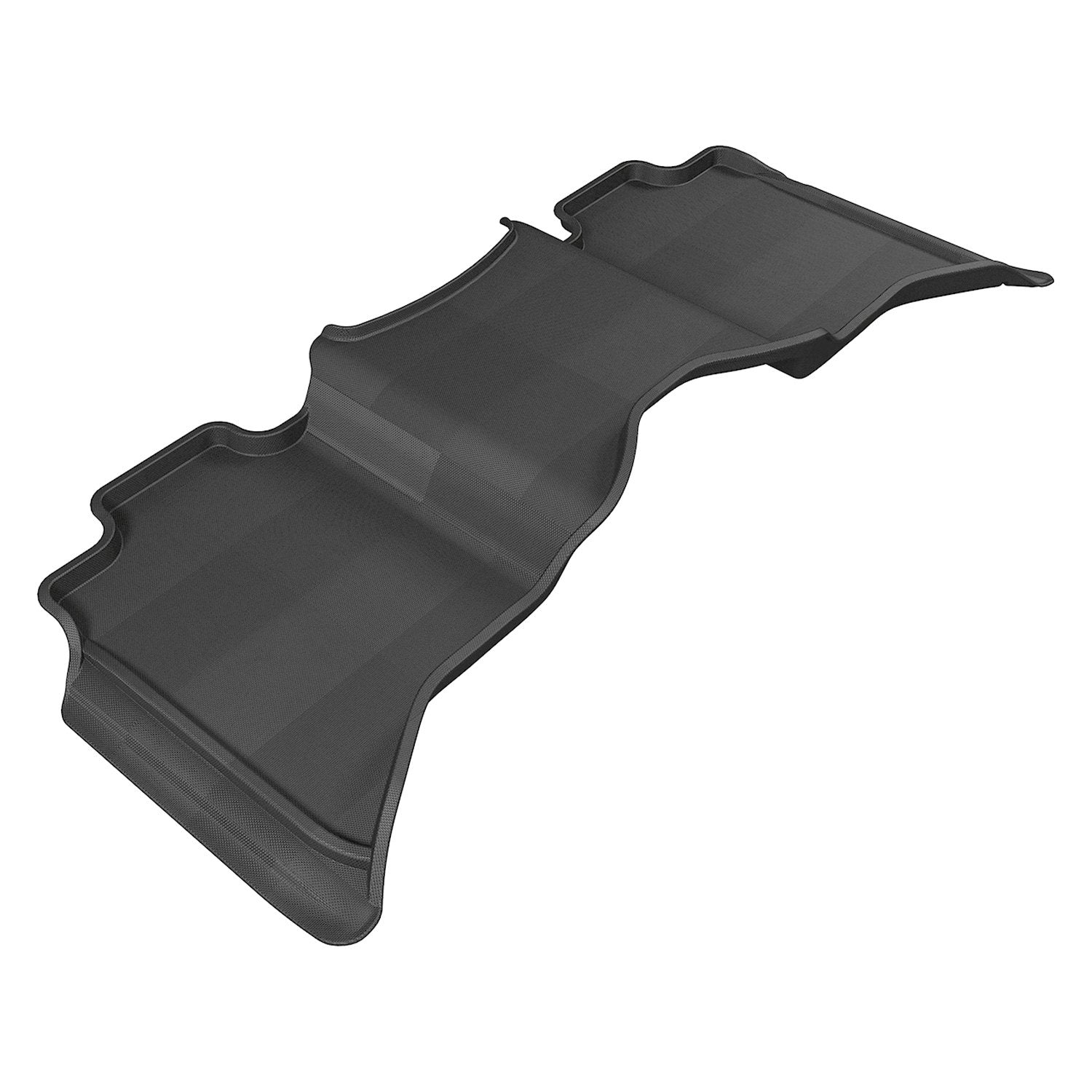 3D MAXpider 2012-2020 Dodge Ram 1500 Crew/2500/3500 Crew/Mega Kagu 1st Row Floormat - Black - eliteracefab.com