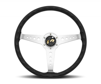 MOMO California 360mm Black Leather Steering Wheel (CAL36BK2S) MOMO