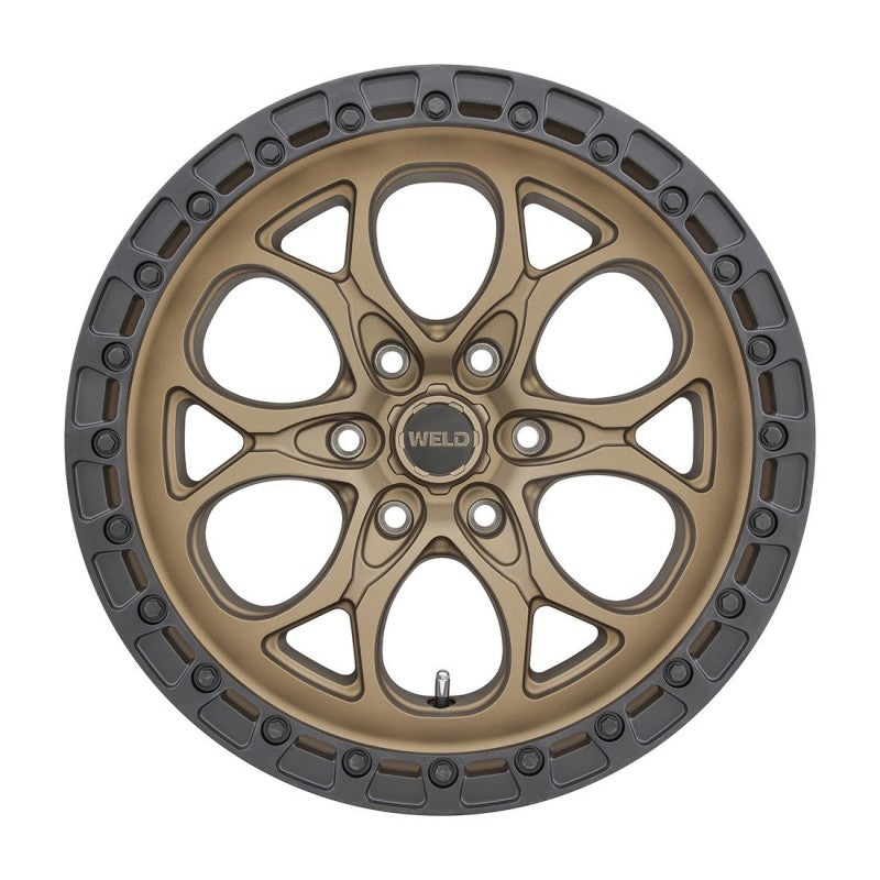Weld W106 20X10 Ledge 6X139.7 ET-18 BS4.75 Satin Bronze / Black Ring 106.1 Weld