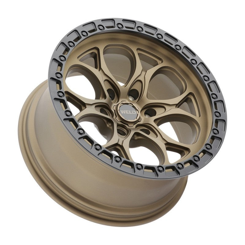 Weld W106 20X10 Ledge 6X139.7 ET-18 BS4.75 Satin Bronze / Black Ring 106.1 Weld