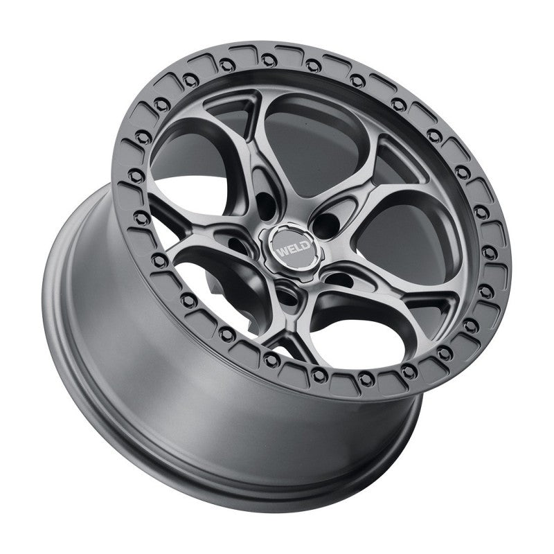 Weld W107 17X9.0 Ledge 5X127 ET-12 BS4.50 Satin Gun Satin Black 71.5 Weld