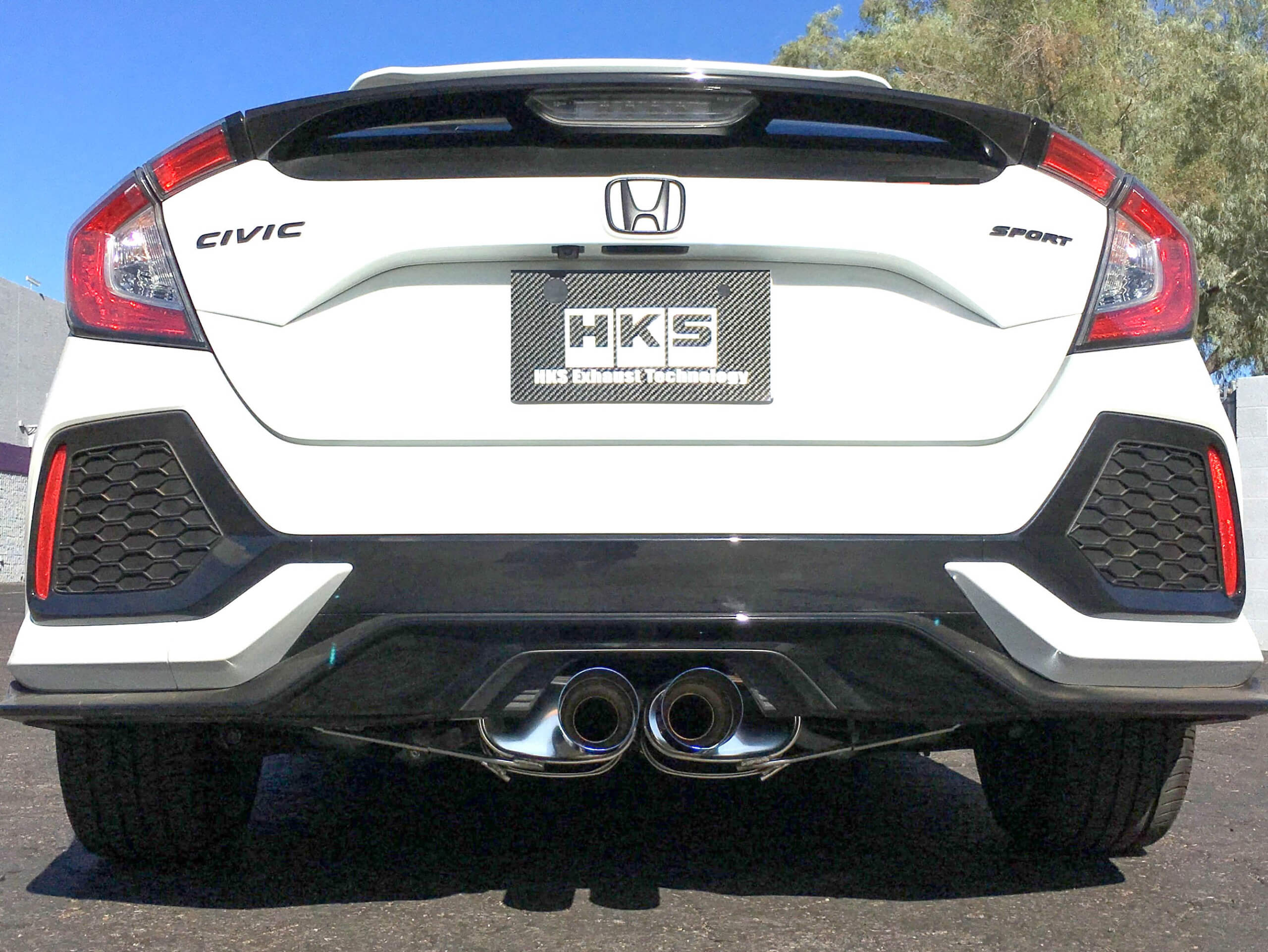 HKS Legamax Premium Exhaust Honda Civic Hatchback 2016-2020 - eliteracefab.com