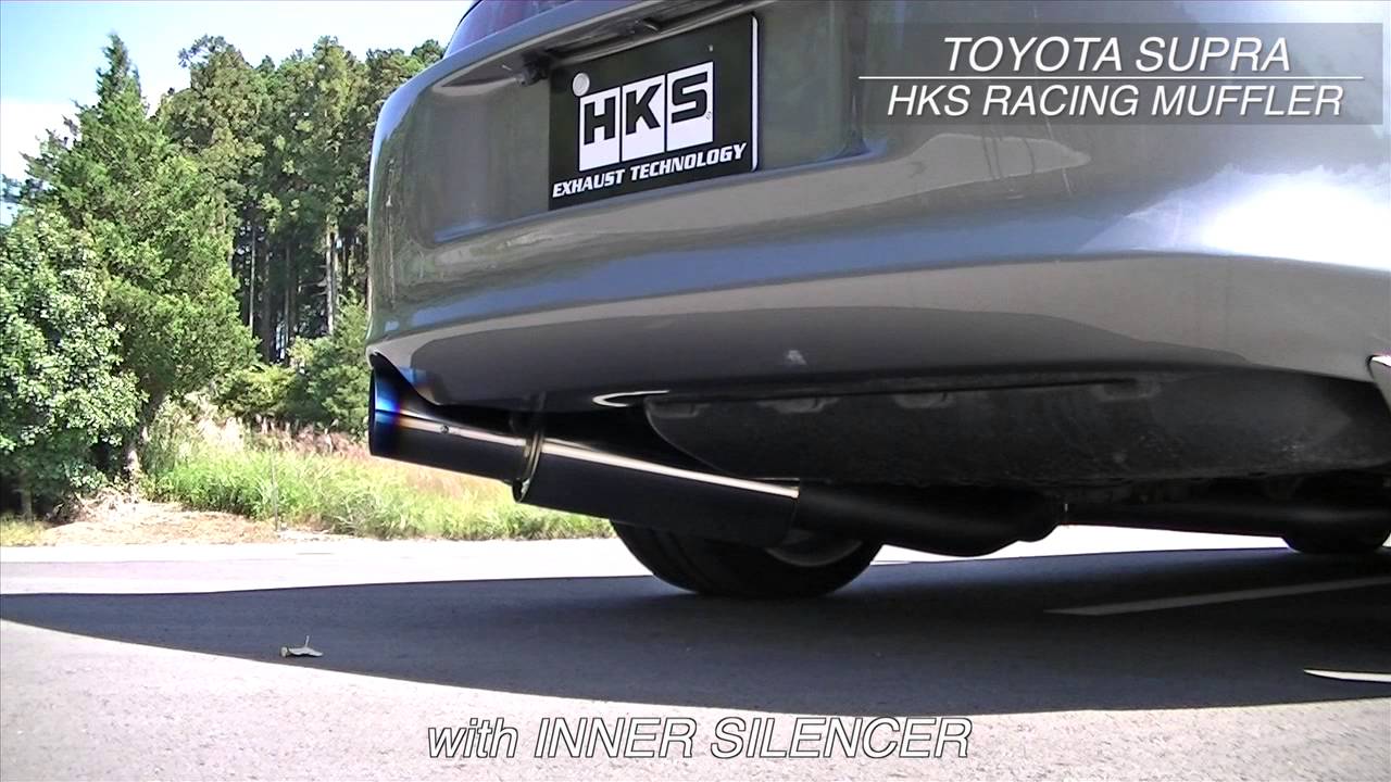 HKS Racing Muffler Exhaust Toyota Supra A80 1993-1998 - eliteracefab.com