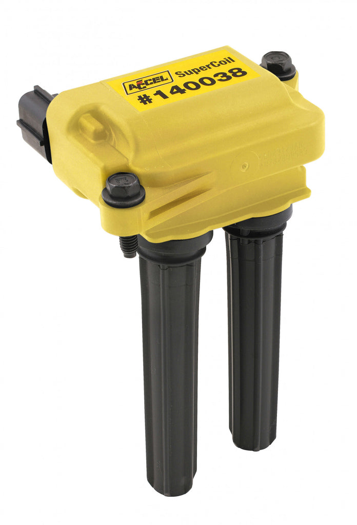 ACCEL Ignition Coil 2005-2020 Gen 3 Chrysler Hemi 5.7L/6.1L/6.2L/6.4L, yellow, Dual Plug, Individual - eliteracefab.com