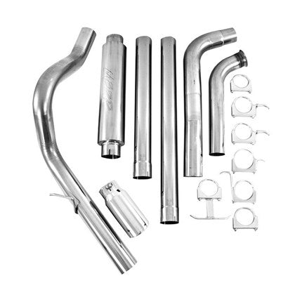 MBRP XP Series T409 SS 4" Single Exhaust (Turbo-Back)(Off-Road) - 03-07 Ford - S6212409 - eliteracefab.com