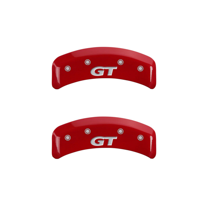 MGP Red Brake Caliper Covers for 1999-2004 Ford Mustang GT - 10095SMG1RD