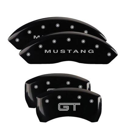 MGP Black Brake Caliper Covers for 2005-2009 Ford Mustang S197 - 10197SMG2BK