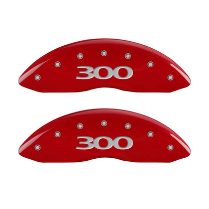 MGP Red Brake Caliper Covers for 2011-2023 Chrysler 300 - 32020S300RD