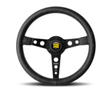 MOMO Prototipo 350mm Black Leather Steering Wheel (PRO35BK2B)