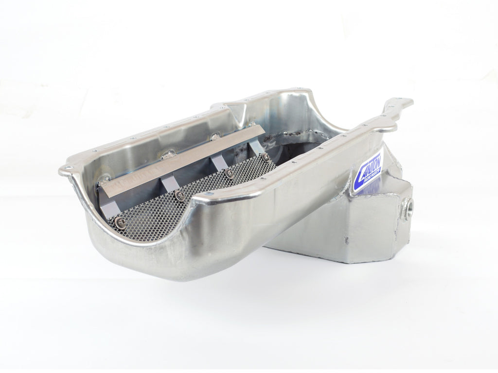 Canton 15-244T Oil Pan For Small Block Chevy F Body Road Race Pan 1 Piece Seal - eliteracefab.com