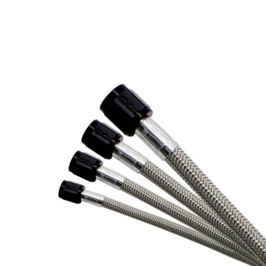 Nitrous Express 3AN SS Braided Hose Black, 40 inch - 10040