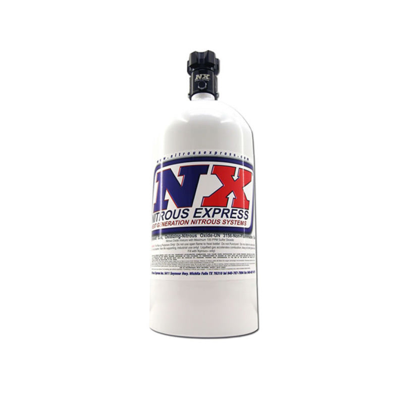 Nitrous Express 5 lb Bottle W/ Lightning 500 Valve (5.25 Diameter. X 17.64 Tall) - 11050