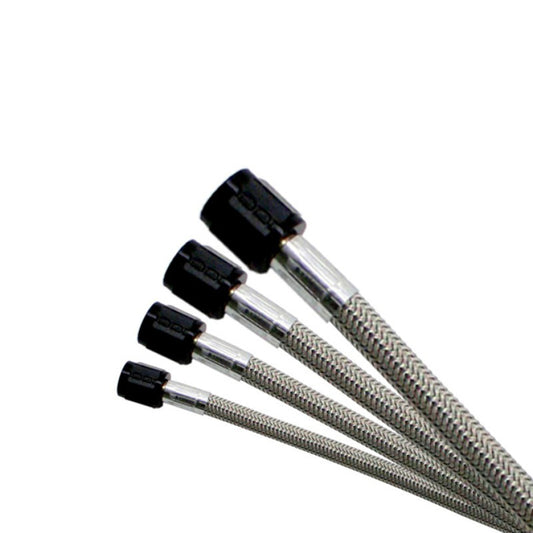 Nitrous Express 4AN (16Ft) SS Braided Hose (Black) - 11192