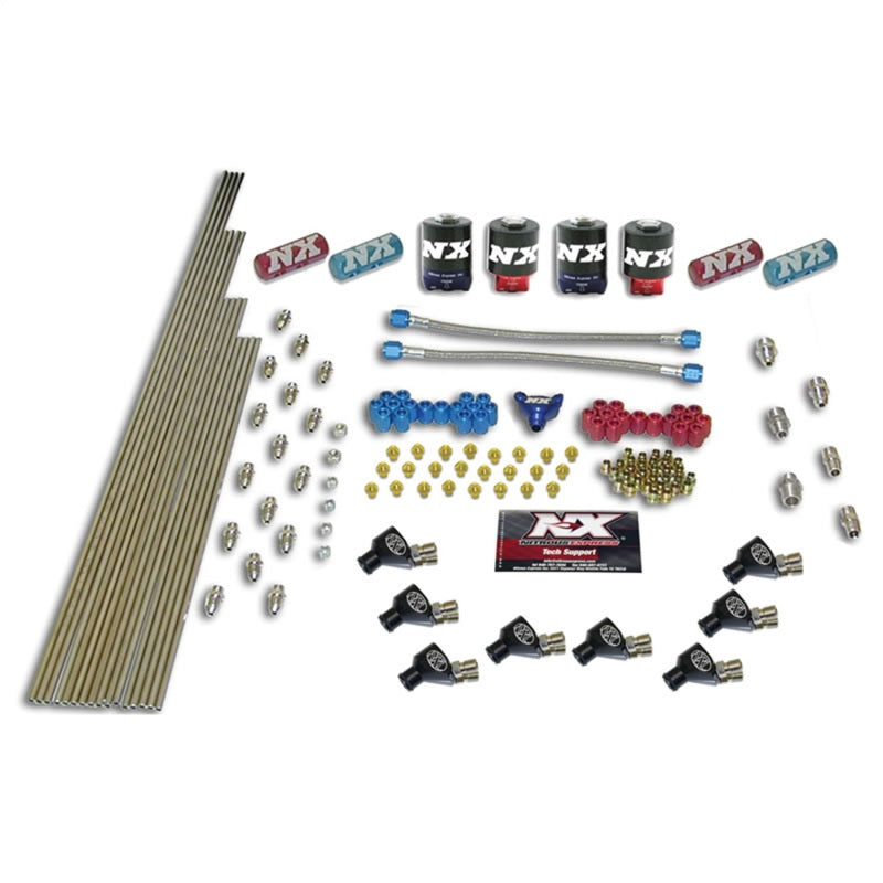 Nitrous Express 8-Cyl Nxl Nozzle Intake Plumbing Kit (Incl.. All Hardware) - 13388