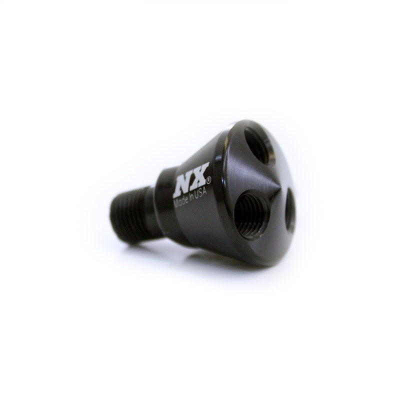 Nitrous Express 3 Port Showerhead Dist Block (Black), part 15018