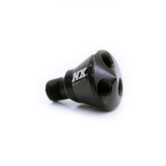 Nitrous Express 3 Port Showerhead Dist Block (Black) - 15018