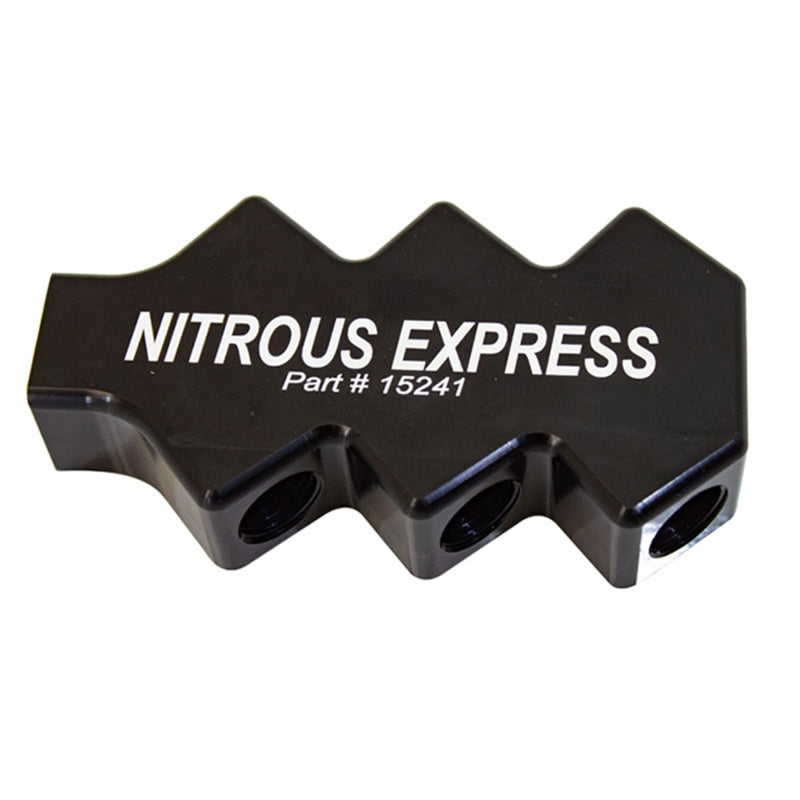 Nitrous Express 6 Port Distribution Block, part 15241