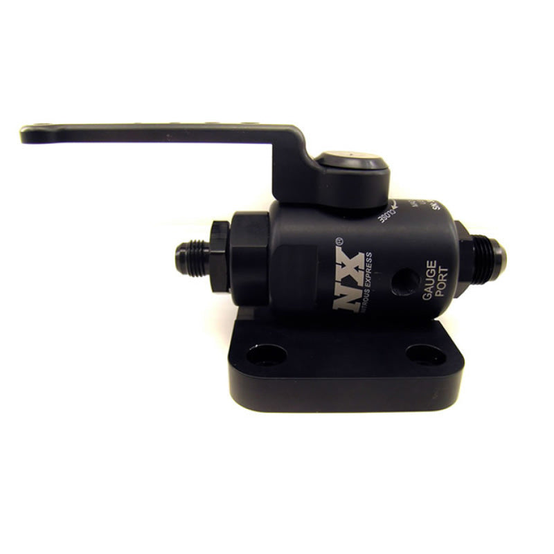 Nitrous Express Remote Shutoff Nitrous Valve, Female 8AN Oring inlet and outlet - 15851