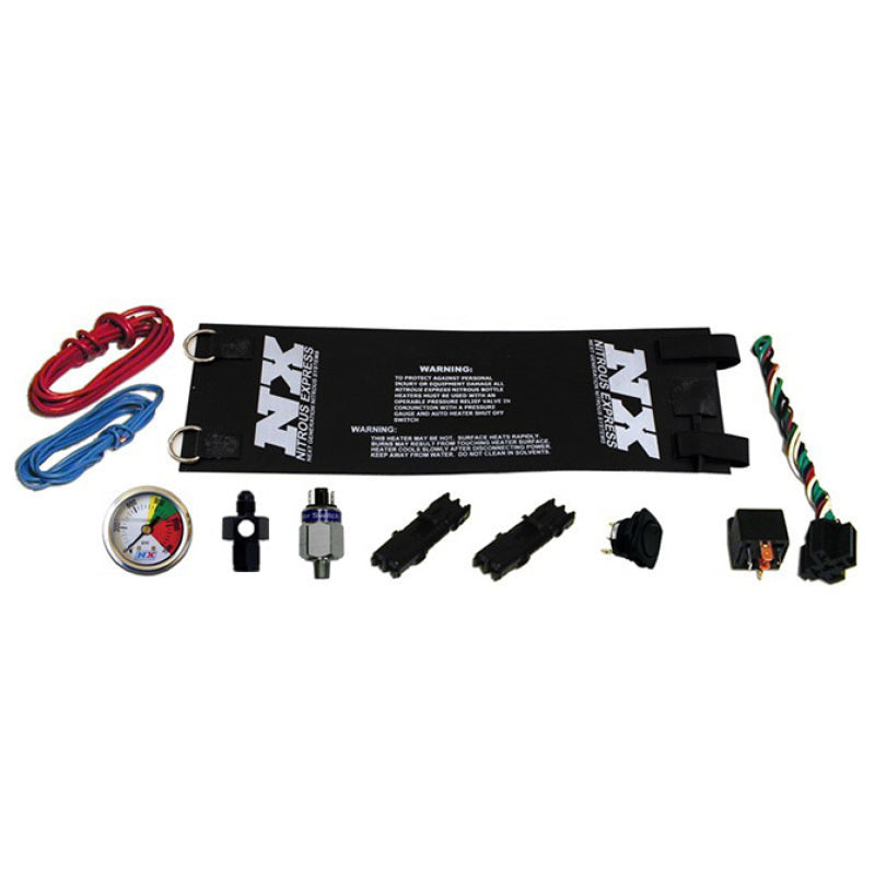 Nitrous Express Heavy Duty Fully Automatic Bottle Heater (4AN) W/ Gauge 14Amps, part 15939