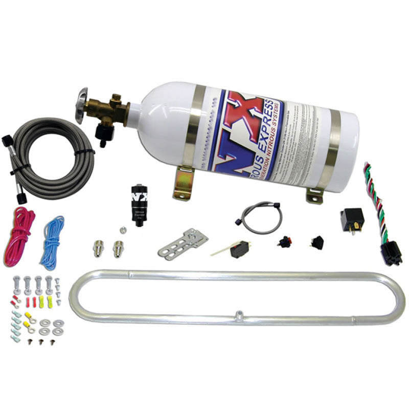 Nitrous Express N-TERCOOLER system for CO2 w/ 10 lb BOTTLE (Remote Mount Solenoid) - 20000CR-10