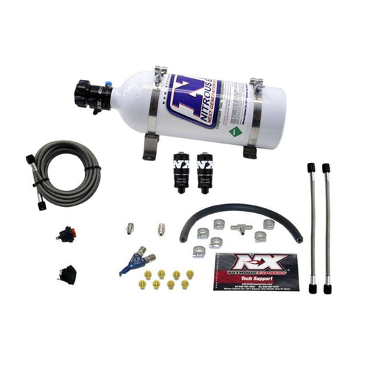 Nitrous Express Hitman EFI Single Nozzle Piranha System (35-50-75 HP ) w/ 5 lb Bottle - 20001-05