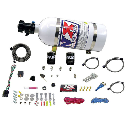 Nitrous Express Ford EFI Race (100-150-200-250 HP) Single Nozzle w/ 10 lb Bottle - 20113-10