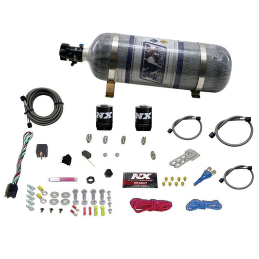 Nitrous Express Ford EFI Race (100-150-200-250 HP) Single Nozzle w/ Composite Bottle - 20113-12