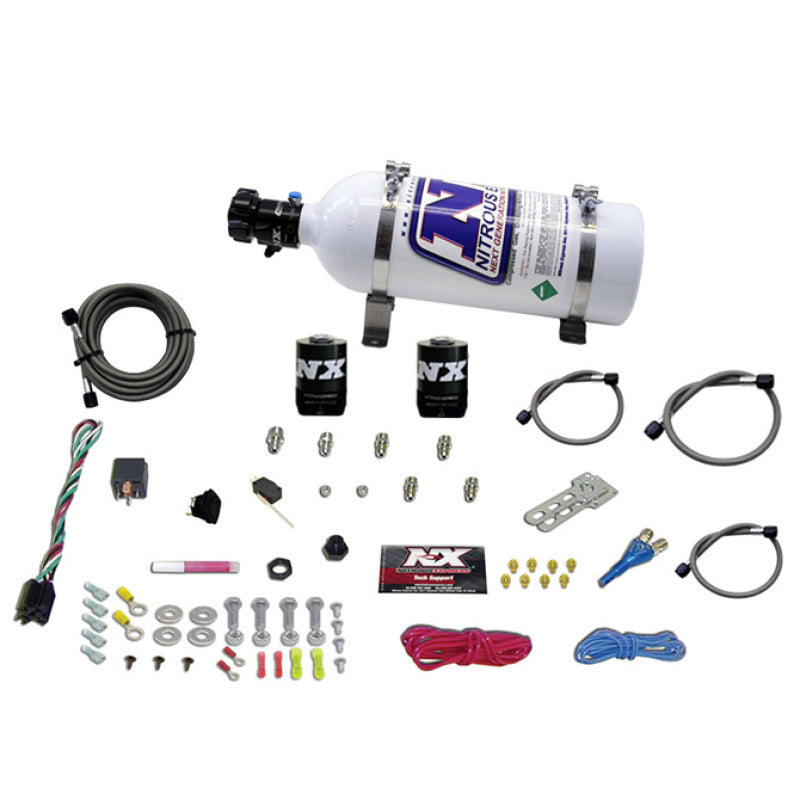Nitrous Express GM EFI Race (100-150-200-250 HP) Single Nozzle w/ 5 lb Bottle - 20118-05